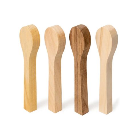 BeaverCraft Aihio-sarja lusikan  kaivertamiseen 4 kpl
