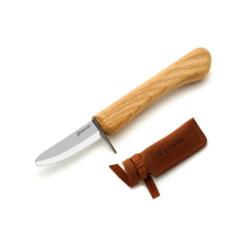 BeaverCraft Pieni Junior vuolupuukko + nahkakotelo