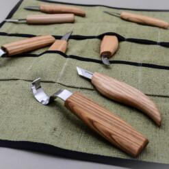 BeaverCraft Kaiverrussarja 8-os lusikka ja kaiverrusveitset