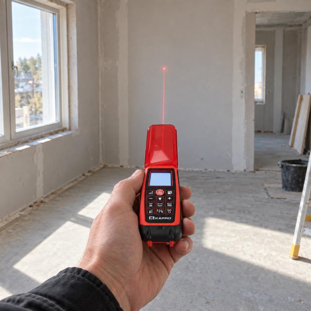 Laseretäisyysmittari Kapro K7 Bluetooth 100 m AI Kuvituskuva