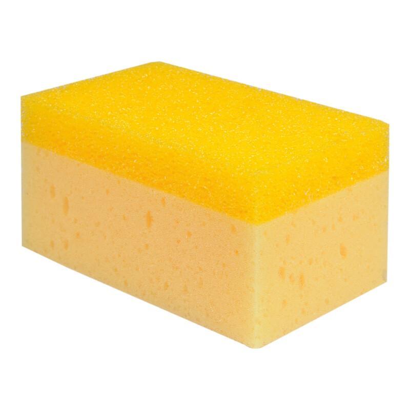 Vorel laattasieni 2-karkeutta 165x100x80 mm, kaksipuolinen PU-sieni saumauslaastin pesuun