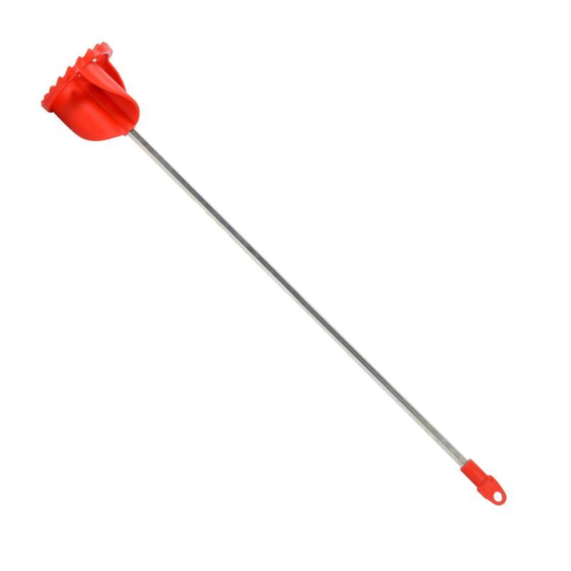 Vorel maalinsekoitin PP 80 x 500 mm, spiraalisekoitin sinkityllä varrella ja HEX-kiinnityksellä