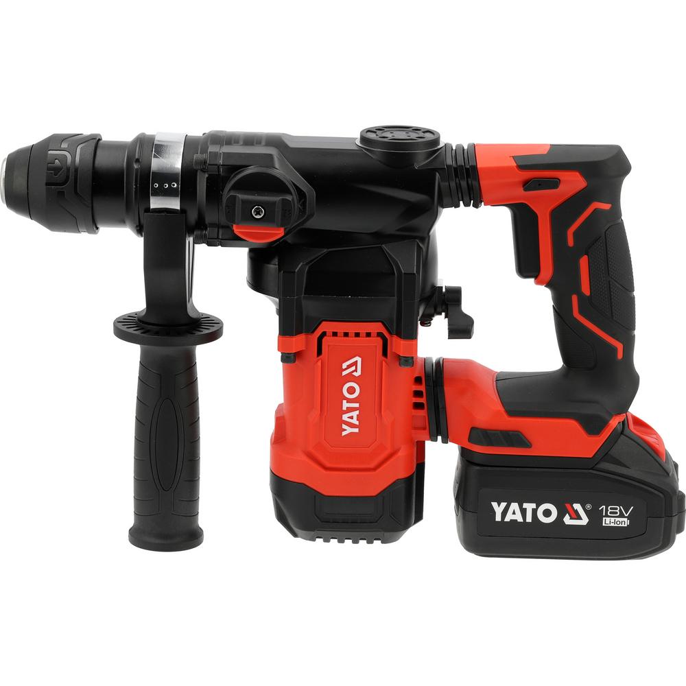 Yato akkuporavasara 3,8 J 2x4 Ah – sivulta