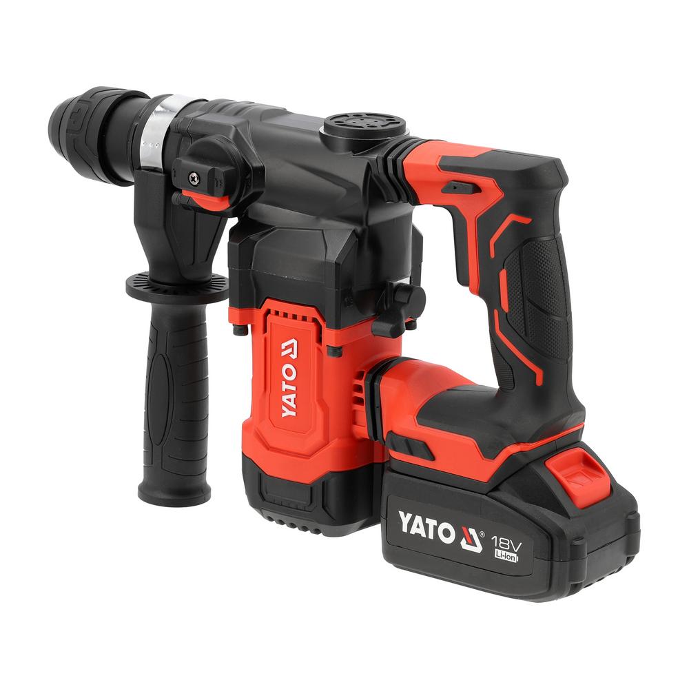 Yato akkuporavasara 3,8 J 2x4 Ah – takaviistosta