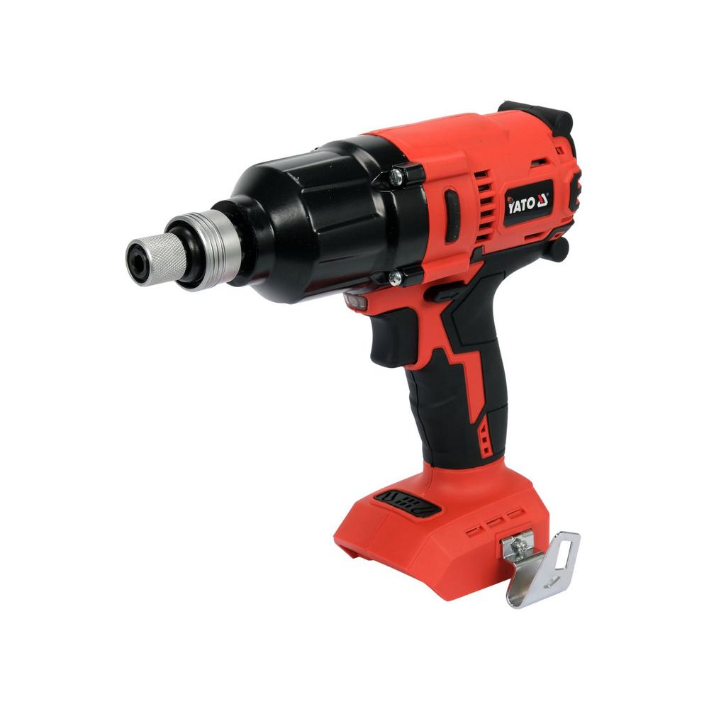 Yato akkumutteriväännin 700 Nm runko – 1/4"-kärkisovitin kiinnittimessä