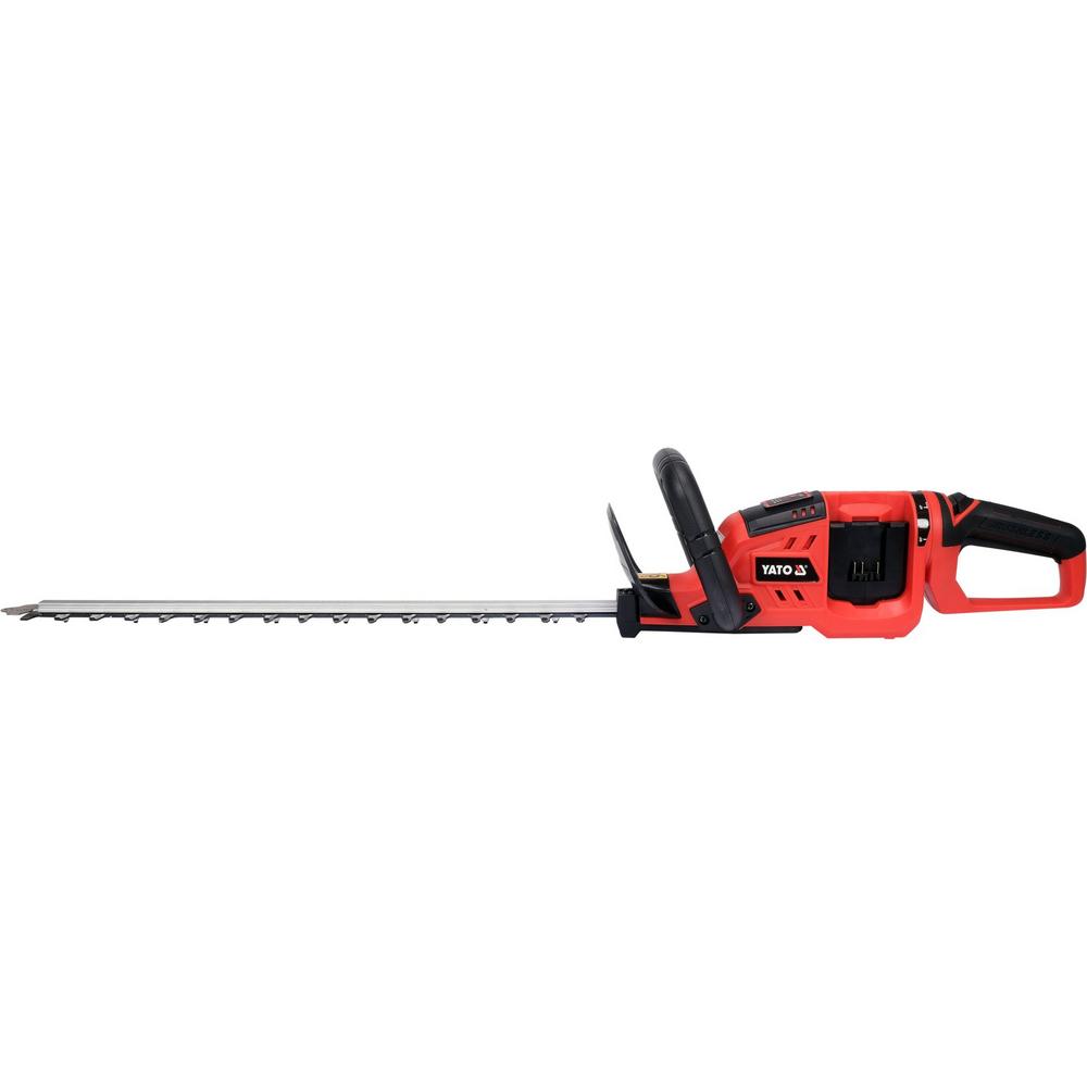 Yato akkupensasleikkuri 2x18V 55 cm – sivukuva vaakatasossa