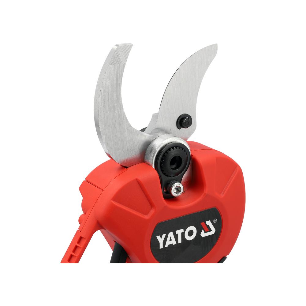 Yato Akkuoksasakset 18V 40 mm sarja 2 Ah akku ja laturi SK5-terät lähikuva