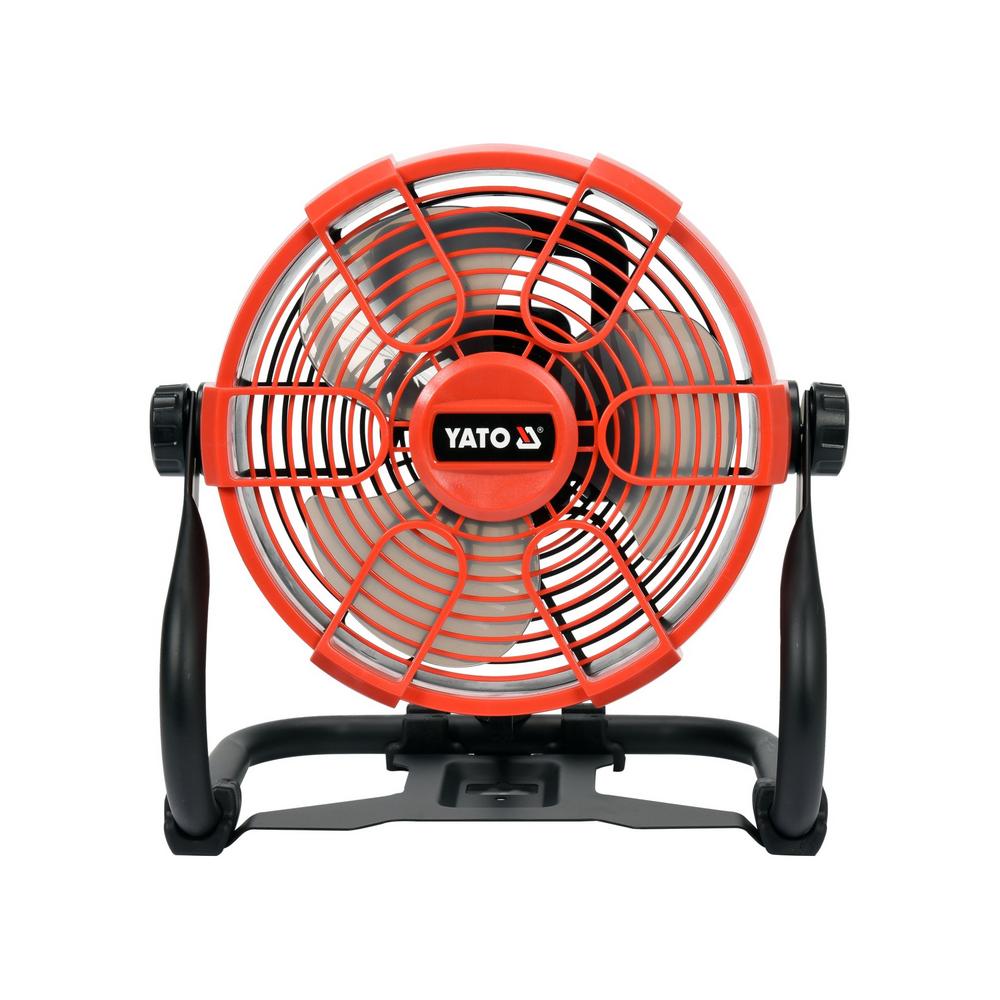 Yato akkutuuletin 18V / 240V 230 mm edestä