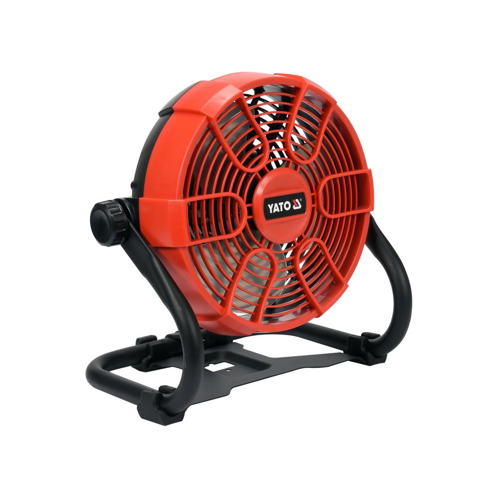 Yato akkutuuletin 18V / 240V 230 mm viistokuva