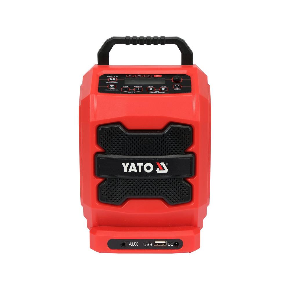 Yato työmaaradio 18V edestä