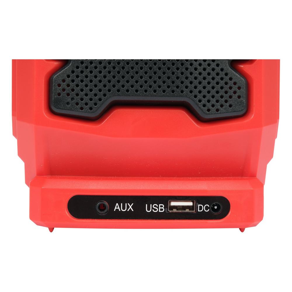 Yato työmaaradio 18V AUX-, USB- ja DC-liitännät