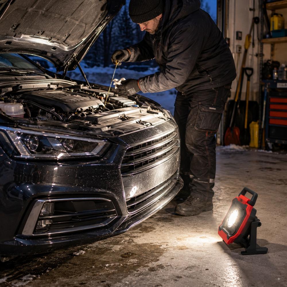 Yato Akkutyövalaisin 18V 6000LM 65W runko AI Kuvituskuva