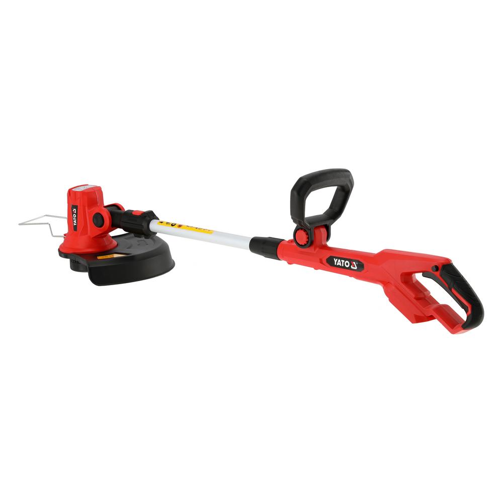 Yato akkutrimmeri 18V 25-30 cm runko, sivukuva