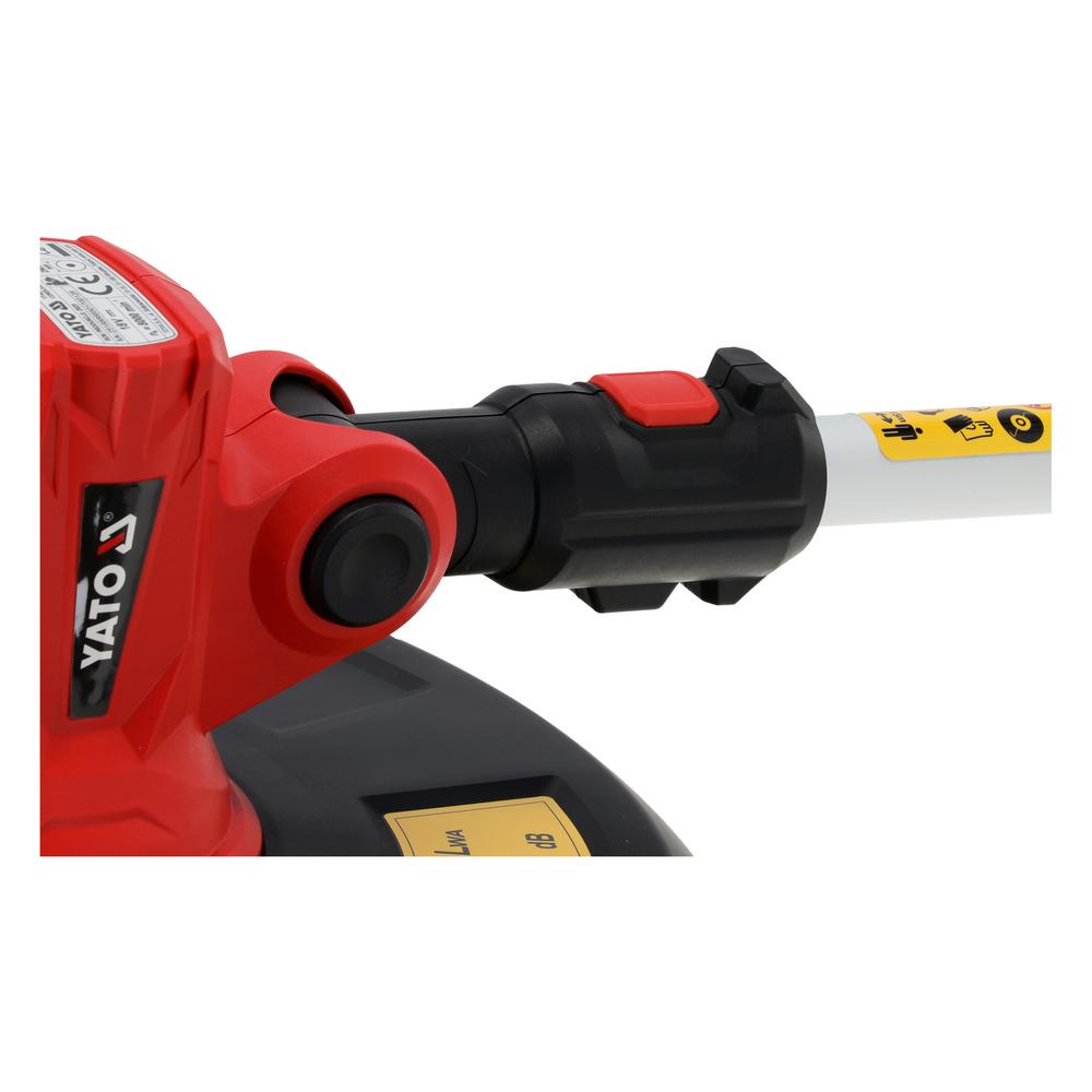 Yato akkutrimmeri 18V 25-30 cm, leikkuupään kääntö