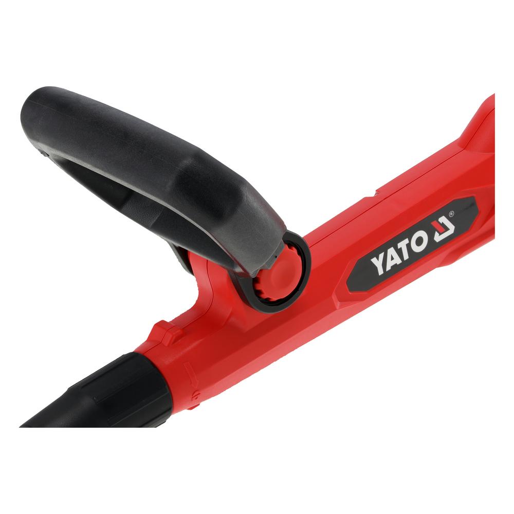 Yato akkutrimmeri 18V 25-30 cm, etukahvan säätö