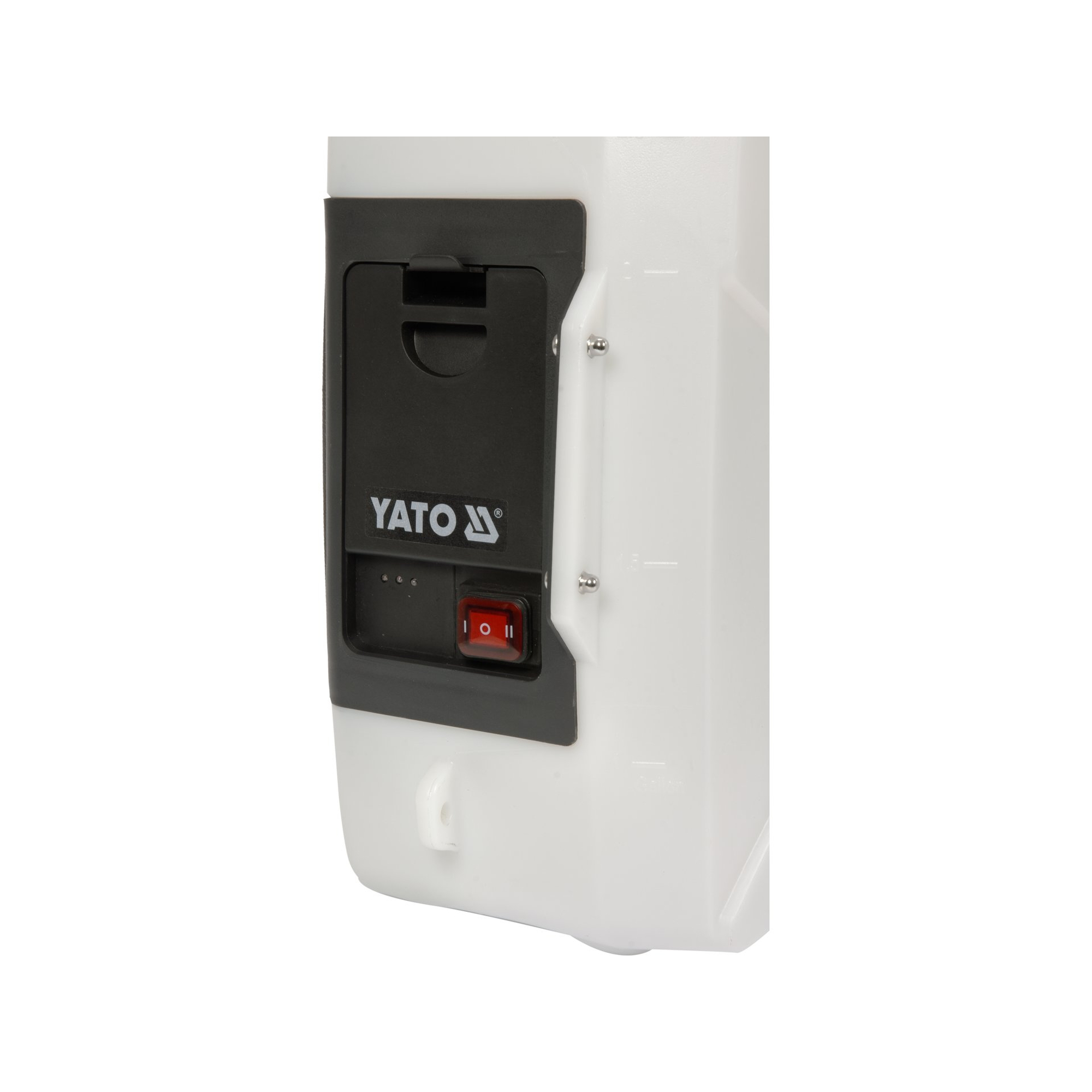 Yato akkureppuruisku 18V 10 l 2in1 – akkulokero ja virtakytkin