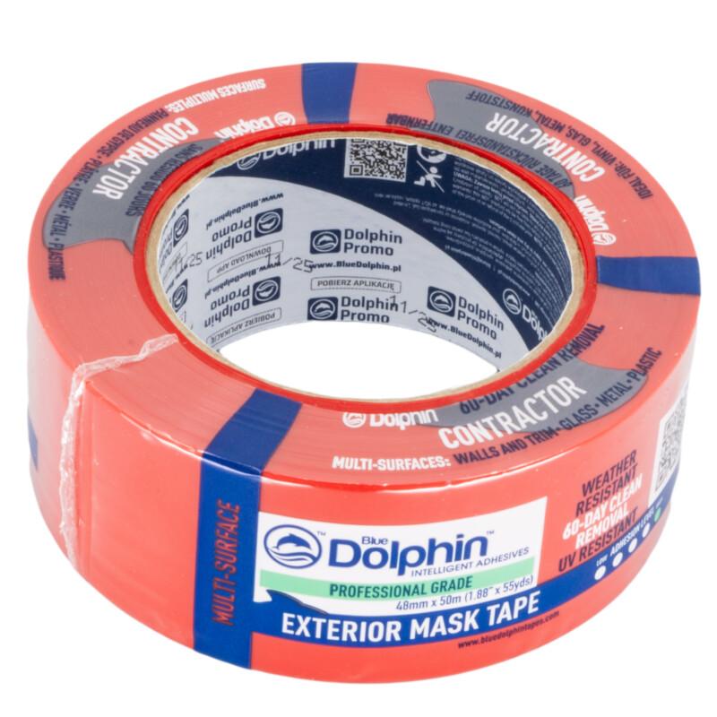 Blue Dolphin Suojausteippi LDPE 48 mm × 50 m ulos 60PV UV