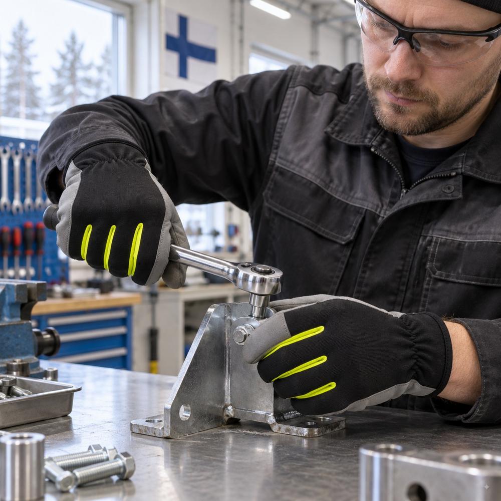 Laatu asentajankäsine Syntec Pro AI Kuvituskuva